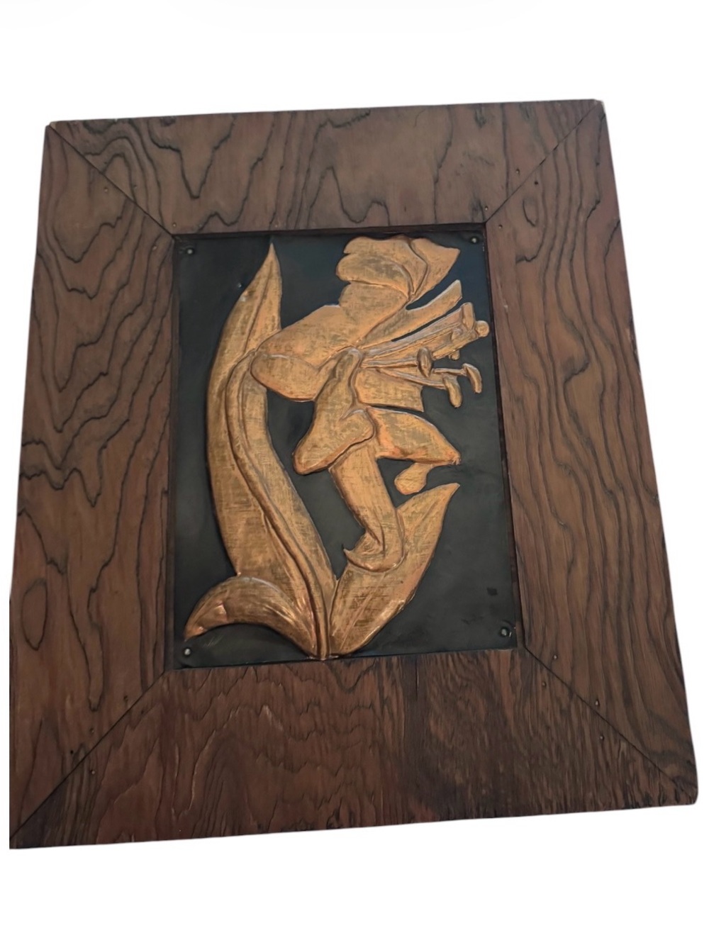 Lovely vintage copper art
